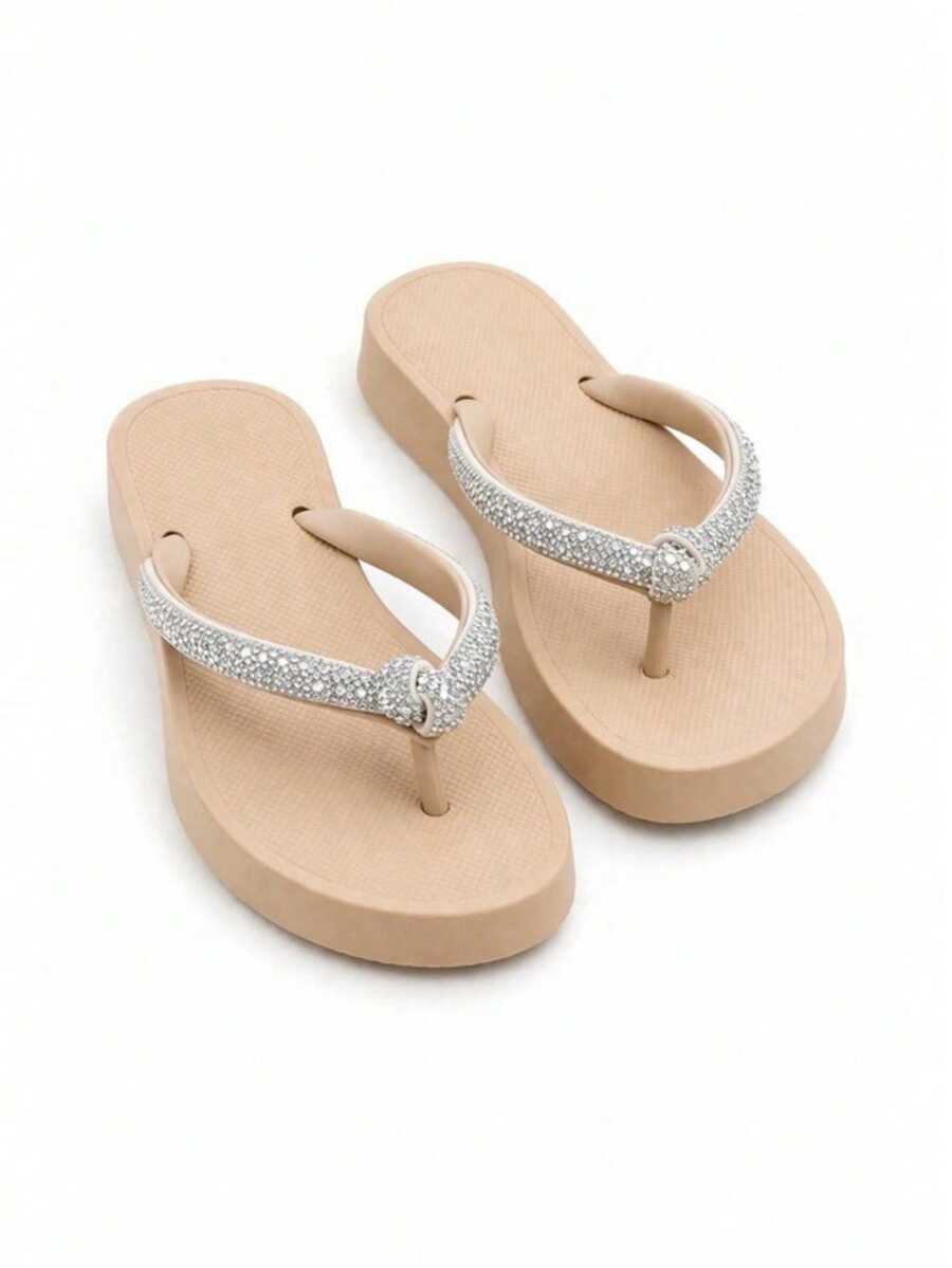 Chinelo Feminino Plataforma Confortável Ortopédico Casual Leve Dia a Dia Estiloso