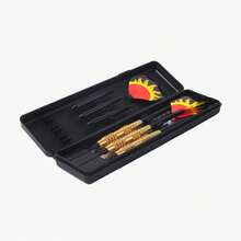 WIN.MAX Set Hadiah Anak Panah Pengaman Ujung Lunak, Kotak Hadiah Anak Panah Tembaga Ujung Plastik untuk Latihan Kompetisi Profesional, Cocok untuk Papan Dart Elektronik dan Papan Dart Plastik - Kuning - View 4