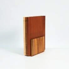 LDQ 4pcs (3pcs Cutting Boards + 1pc Base) Wood Book-style Wooden Chopping Board with Storage Rack- for Kitchen (meat, Fish, Fruits, Vegetables, Bread),wooden Cutting Board,book Cutting Board,Mother's Day Gifts,Cutting Board,Wood Cutting Board Set - 4 Stk. (3 Schneidebretter + 1 Basis) - Übersicht 11