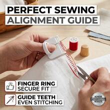 1pc Portable Plastic Finger Sewing Aid Tool, Hand Sewing Edge Stitching Finger Guard, Practical DIY Handmade Embroidery Patchwork Sewing Accessory, Home Sewing Supplies - Multiple Styles - View 8