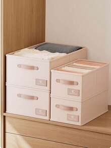 Clothing Storage Organizer Drawer Dividers, Bedroom Drawer Storage Boxes, Wardrobe Organizer Socks & Underwear Storage Bags - Multicolor - View 1
