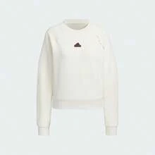 Adidas Sweatshirt Pullover Olahraga Kasual Klasik Wanita TECH CREW Sweatshirt Leher Bulat Longgar JJ1109 - Hanyu Putih - View 2