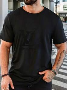 Men T-Shirts - 黑色 - 查看 7
