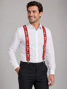Men's 3.5cm High Elasticity Suspenders - Multicolor - View 8