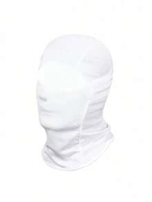 1pc Unisex Solid Color Printed Balaclava Hat Set, Single Hole Head Cover Full Face Mask For Cycling, Suitable For Daily Wear And Outdoor Activities - Multicolor - View 14