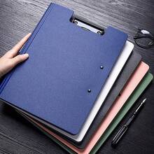 A4 Folder Writing Board Sticky Note Holder Double Clip Test Paper Storage Box, School Supplies Office Stationery, Student-Specific Homework And Test Paper Storage Folder File Organizer Clipboard File Box, Suitable For Office, School - Multicolor - View 4
