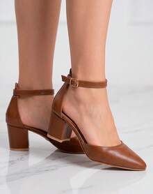 Zapatilla Mujer Tacón Café Stfashion 00304416 - Marrón - Ver 7