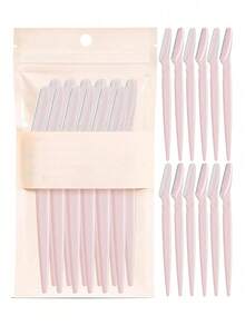 4/16/36pcs Women's Eyebrow Razors & Facial Razors With Storage Container - Black Facial & Men's Skin Shaving Razors, Precision Facial Razors With Protective Caps, Thoughtful Women's Beauty Gift - Multicolor - View 12