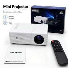 Mini Portable LCD Projector, 1920*1080 Full HD 1080P, WiFi & Bluetooth, Home Theater Cinema Outdoor Projector - View 9