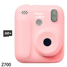 Kids Instant Print Camera Zero Ink Thermal Print Digital Camera With 4 Rolls Print Paper,2.4‑Inch Screen 1080P Video Recording Toy Camera For Boys Girls Birthday Gift - Multicolor - View 16