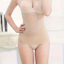 Breathable Mesh Waist Shaping Belt, Daily Abdominal Support Waist Belt, Cross Strap Design - Multicolor - View 16