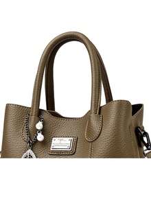 KAIDIFEINIROO 2026 Fashionable Large Capacity Women's Crossbody Bag Stylish Handbag Multi-Compartment Shoulder Satchel PU Material - Khaki - View 9