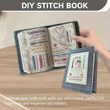 EDCUEBE7 Complete Sewing Kit. Sewing Box And Stitching Guide Book. High-Quality Sewing Supplies, Suitable For DIY, Beginners, Adults, Emergencies, Summer Campers, Travel And Home, With Storage Bag Box Stitching Guide Book (Accessory Color Random) - Multiple Styles - View 6