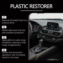 Homonth Plastic Cleaning Paste, Gentle Car Interior Plastic Cleaner, Stain And Dust Removal, Convenient Care Paste - Solid State - View 5
