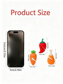 Carrot, Bell Pepper And Chicken Leg Design Pot Lid Handle, Raised Pot Lid To Prevent Soup Splatter, Practical Cooking Soup Kitchen Tool, Non-Slip Kitchen Accessory, Pot Lid Holder. Suitable For Daily Cooking And Gifting. Durable Material. - View 5