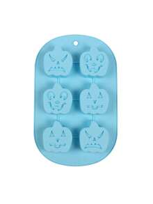 1pc Halloween Pumpkin Silicone Baking Mold, 6-Cavity Multi-Expression Pumpkin Mold, Themed Baking Tray, Suitable For Chocolate, Candy, Cake, Jelly, Pudding, Used For Halloween Party Dessert Table, Home Kitchen Baking And Dessert Decoration - Multicolor - View 13