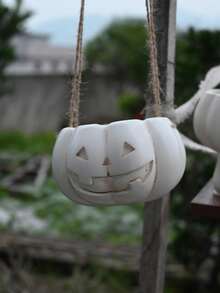 Artesanías de resina, decoración colgante de calabaza blanca y naranja, decoración del hogar, decoración del hogar de otoño, decoración del hogar de estilo moderno para días festivos - Colección de calabazas - Ver 9