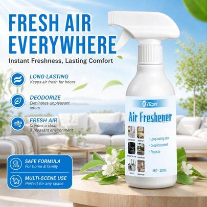 [Gunakan Ganda untuk Mobil & Rumah] Semprotan Pengharum Tangan 100ml/300ml, Semprotan Pengharum Udara Mobil, Aroma Tahan Lama, Penghilang Bau Asap Rokok, Pengharum Ruangan Portabel untuk Mobil, Rumah & Kantor, Aroma Tahan Lama, Menenangkan Emosi, Menciptakan Suasana Romantis
