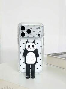 Fashionable Colorful Cartoon Stand Anti-Fall Phone Case Compatible With Ip14,Ip14pro,Ip14promaxip13,Ip13pro,Ip13promaxp11,Ip11promaxip12,Ip12pro,Ip12promanxipXRipXS,Ip15,Ip15pro,Ip15promax,Ip16,Ip16pro,Ip16promax,Ip17,Ip17pro,Ip17air,Ip17promax Anti-Fall Phone Case Protective Cover - Multicolor - View 1
