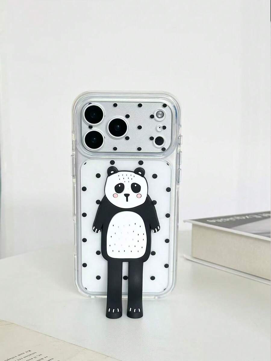 Fashionable Colorful Cartoon Stand Anti-Fall Phone Case Compatible With Ip14,Ip14pro,Ip14promaxip13,Ip13pro,Ip13promaxp11,Ip11promaxip12,Ip12pro,Ip12promanxipXRipXS,Ip15,Ip15pro,Ip15promax,Ip16,Ip16pro,Ip16promax,Ip17,Ip17pro,Ip17air,Ip17promax Anti-Fall Phone Case Protective Cover - Multicolor - View 1