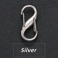 1pc/4pcs/8pcs S-Shaped Adjustable Buckle, Backpack Key Chain Bag Strap Adjustment Buckle, 8-Shaped Buckle, Metal Accessories, Adjustable Chain Pull Buckle, Chain Shortening Buckle, Metal Chain Shoulder Strap Key Spring Buckle, Hardware Accessories - S-type Adjustment Buckle - View 17