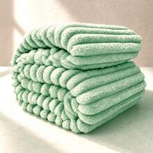 Cobertor Grosso Casal Corttex 400g/m² Boston Toque Macio Alta Gramatura Qualidade Premium - Verde Pastel - Visão 1
