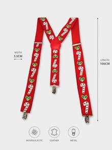 Men's 3.5cm High Elasticity Suspenders - Multicolor - View 3
