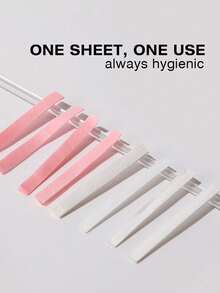 Eyelash Lifting Pads, Pink And White Eyelash Lifting Rod Covers, Disposable Eyelash Tape, Makeup Tools, For Eyelash Lifting - Multicolor - View 3