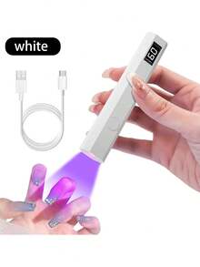 1件裝便攜式UV美甲燈－快速固化迷你LED美甲燈，適用於凝膠美甲－USB手持式美甲烘乾機 - 彩色 - 查看 15