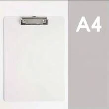 A4 Size Clipboard Folder - Durable PP Material, Student And Professional Office Document Holder With Writing Board - A - View 5