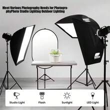 New Style 5‑In‑1 Oval Collapsible Photography Reflector Board 60*90cm Multi‑Disc Fill Light Diffuser 90x120cm Outdoor Studio Live Streaming Lighting Kits Photography Backdrop Props Accessories - View 5