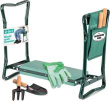 Heavy‑Duty Foldable 2‑In‑1 Gardening Kneeler Stool With Handles And Attached Tool Bag For Garden Work - Default - View 6