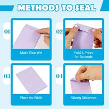 20/30/50Pcs 6.4 X 3.2 Inch Kraft Paper Cash Envelopes, Solid Color Self-Adhesive Seed & Coin Envelopes For Budgeting, Money Saving & Small Item Storage - A - View 3
