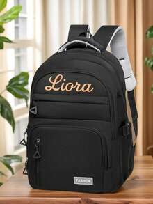 1pc Customized Carry-On Bag, Men's Backpack, Women's Flight Backpack, 14-Inch Laptop Backpack, Suitable For School, Hiking, Work - Multicolor - View 6