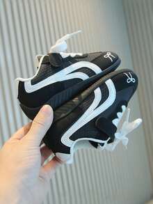 Children's Fashion New Style Training Shoes, Comfortable Lining - Black - View 2