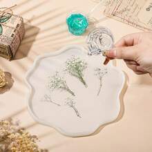 100/200 Pcs Mini Dried Babys Breath Pressed White Flowers Bulk | Natural, Real, Flat Gypsophila Baby's Breath, For Wedding Invitations Making Bookmark Candle Art Craft DIY Home Party Decor - Ivory - View 4