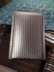 全息雷射氣泡自黏袋，彩色珍珠光加厚防震氣泡信封，小巧迷你珠寶口紅化妝品包裝袋，防水耐壓亮面泡棉包裝袋，美甲配件耳環項鍊小物件包裝袋，網紅幻彩膜自封氣泡袋，電商物流郵寄緩衝包裝材料，多尺寸可選 10 入輕量便攜郵寄袋 - 多色 - 查看 24