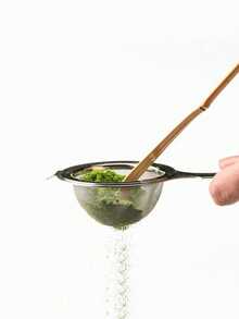 1pc Bamboo Coconut Tree Matcha Whisk Holder, Tea Spoon, Japanese Matcha Song Dynasty Tea Ceremony Preparation Tool 100-Piece Set Rack, Matcha Accessories, Matcha Tools - Multicolor - View 4