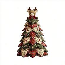 Americana Christmas Tree Quilt Kit, American Style Halloween Christmas Tree Patchwork DIY Materials - Multicolor - View 11