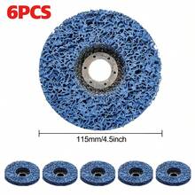 6pcs 4.5inch Rust & Paint Removal Wheel Discs, Ideal For  For Angle Grinder Paint Strip Wheel Quick Abrasive Discs Rust, Oxidation, Paint Remover - 6PCS - View 2