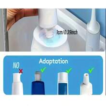 1pc Automatic Wall-Mounted Toothpaste Dispenser, Toothpaste Squeezer, No-Installation Wall-Mounted Toothpaste Holder - Multicolor - View 4