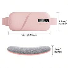 Warm Uterus Waist Belt, USB Rechargeable Heating Pad, Heating Vibration Massage Waist Belt - A - View 3