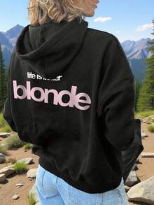 Women Sweatshirts & Hoodies - 黑色 - 查看 6