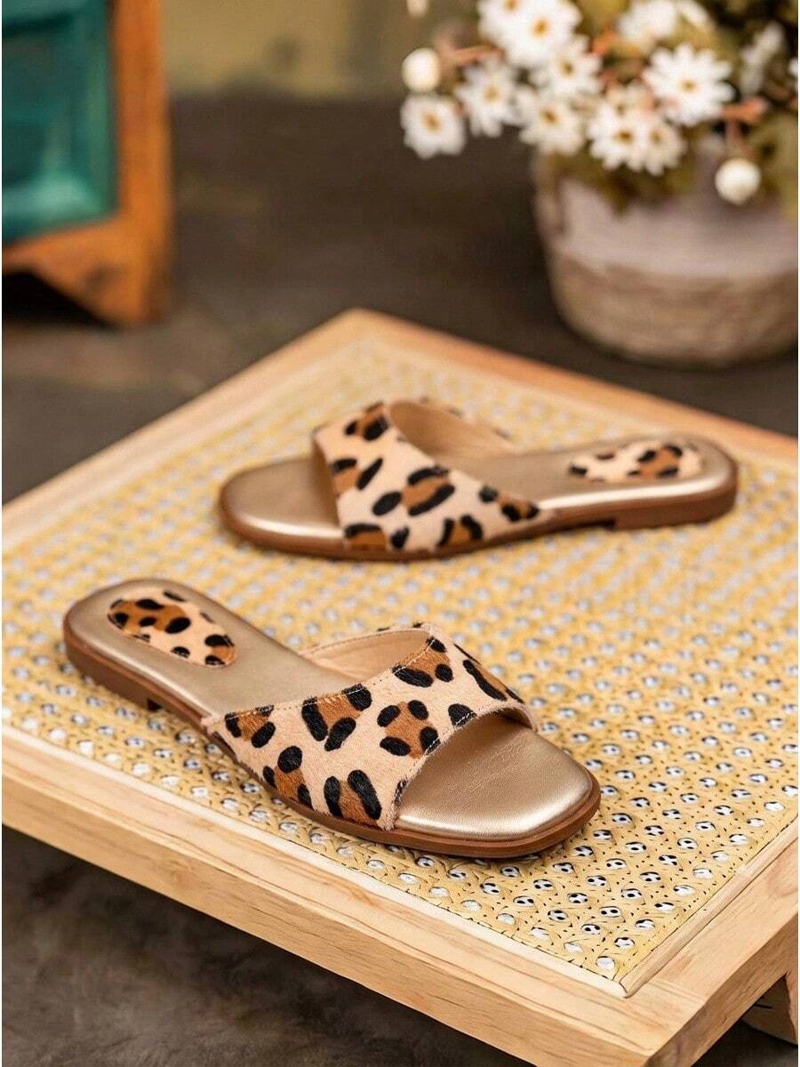 Women Flip-Flops - Apricot - View 1