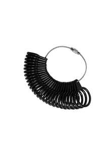 11pcs Ring Size Measurement Set, Plastic Ring Mandrel, Wrapping Wire, Ring Sizer, Cleaning Stick, Polishing Cloth, Suitable For Jewelers, Designers, Wedding Ring Customization - A - View 9