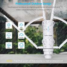 Perangkat Perluasan WiFi Mesh Luar Ruangan AC1200, Titik Akses PoE Tahan Air IP65, Dua Port Ethernet Gigabit, 4 Antena 7dBi - Steker Tipe AS A (110-127V) - View 8