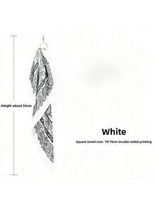 Khăn vuông lụa giả họa tiết Paisley cổ điển, khăn đa năng phong cách hip-hop unisex kiểu Âu Mỹ, phù hợp làm băng đô nhảy đường phố và trang trí quần - Nhiều màu - Xem 4