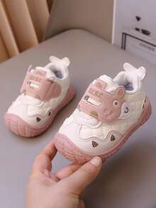 Casual Fashion Baby Walking Outdoor Sports Shoes - Pink - View 3