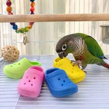 5pcs/1PC Mini Sandals 3 Inch Soft Bird Foot Toys Chew Toys | Soft Colorful Foot Toys With 5 Connection Holes For DIY Bird Toy Customization And Enriching Bird Life - View 6