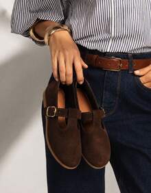Sapatilha Feminina Mary Jane Fivela Casual Confortável Dia a Dia Boneca Jully - Marrom01 - Visão 2